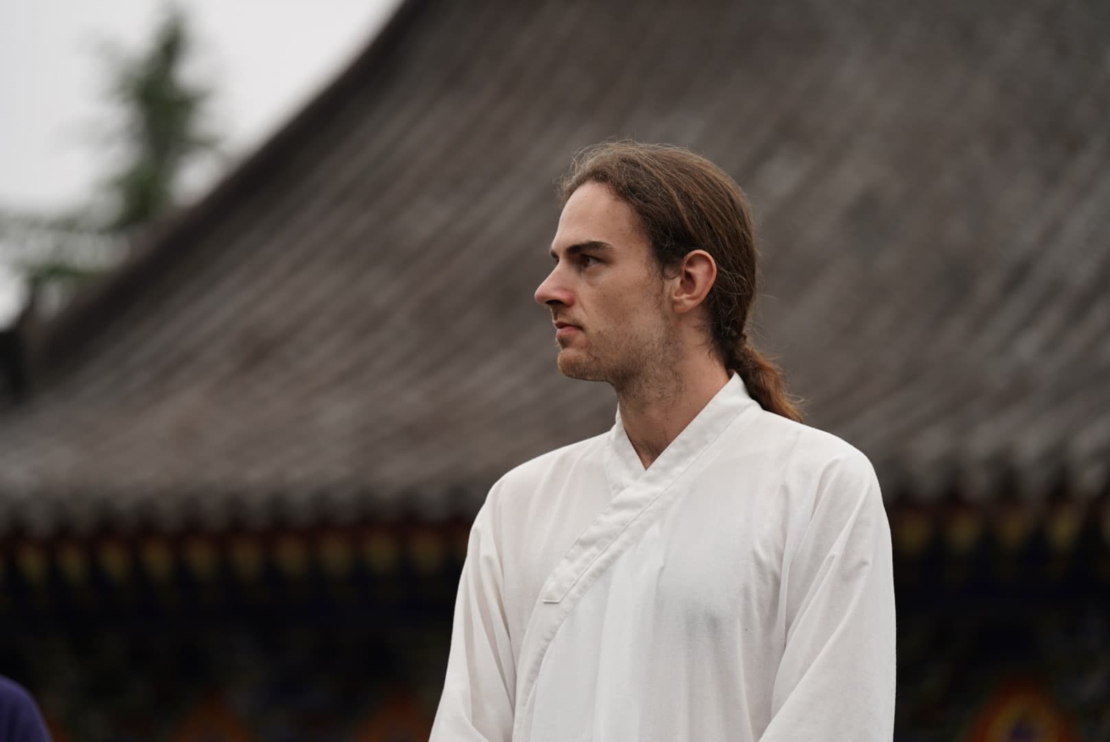 Thomas with Master Gu